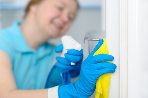 Professional upholstery cleaning in Acton for a fabric sofa